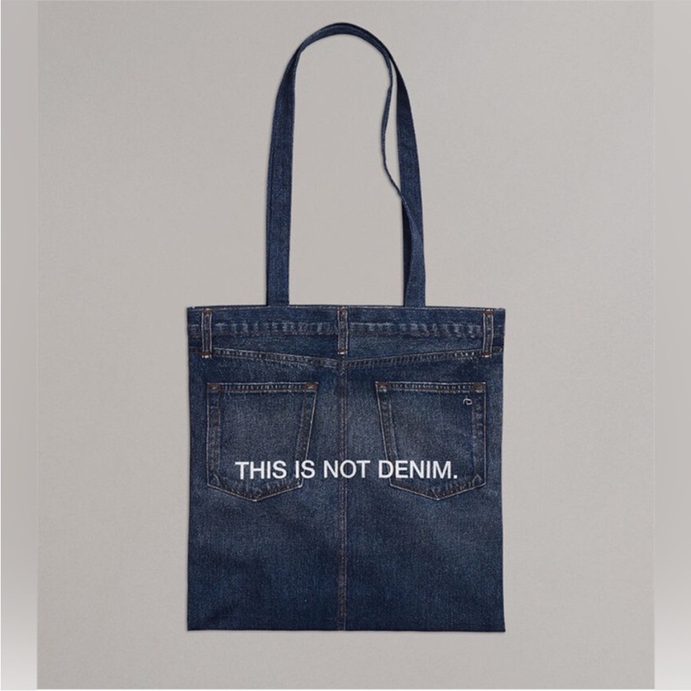 NWT/NIB • rag & bone Miramar Printed Terry Cloth Denim Tote